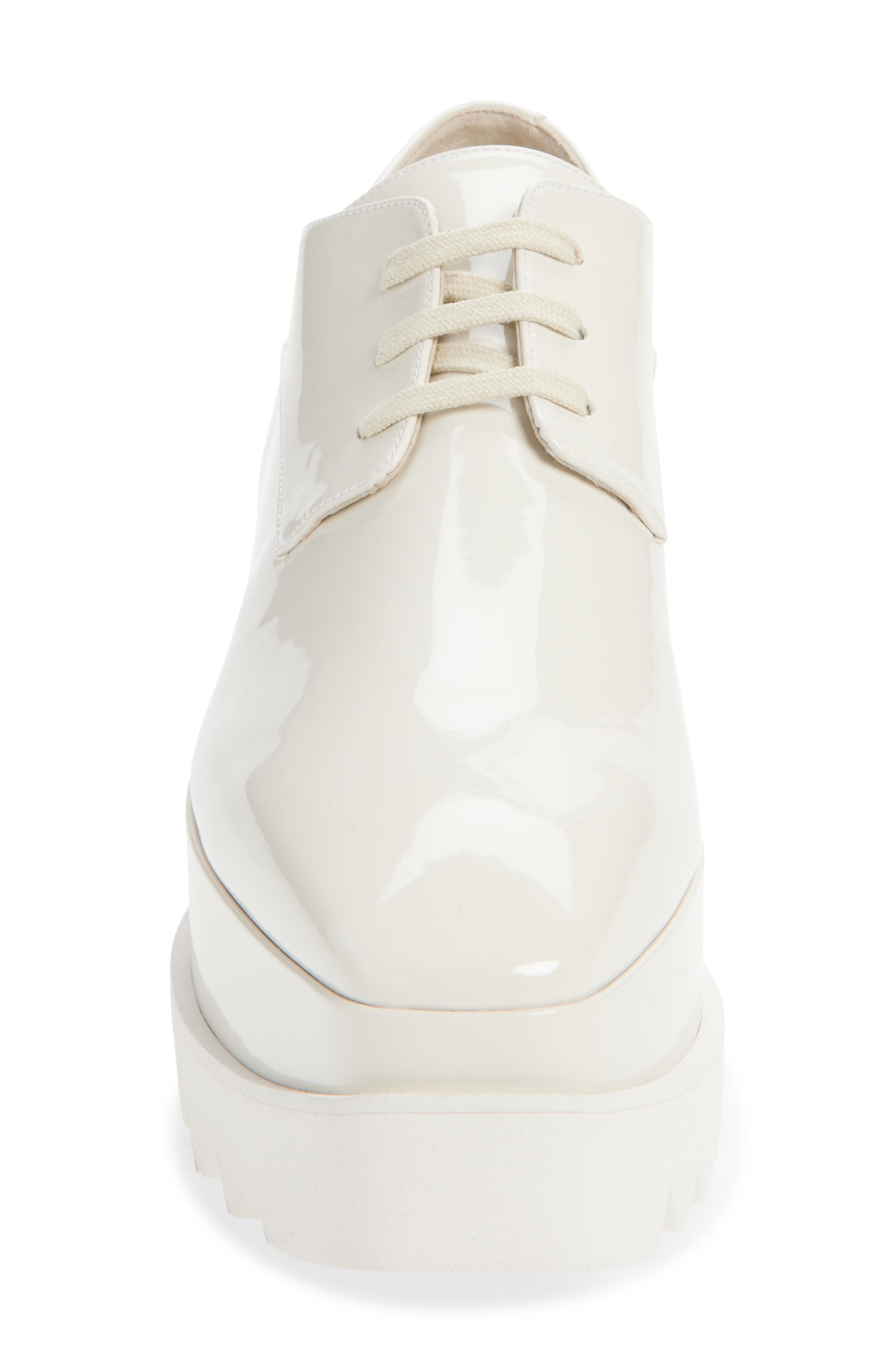 Stella McCartney Sneakelyse Platform Sneaker, Alternate, color, Ivory