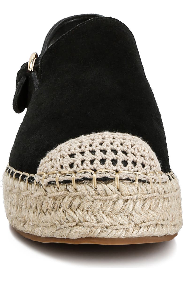 Rag & Co Affie Espadrille Slingback Flat, Alternate, color, Black