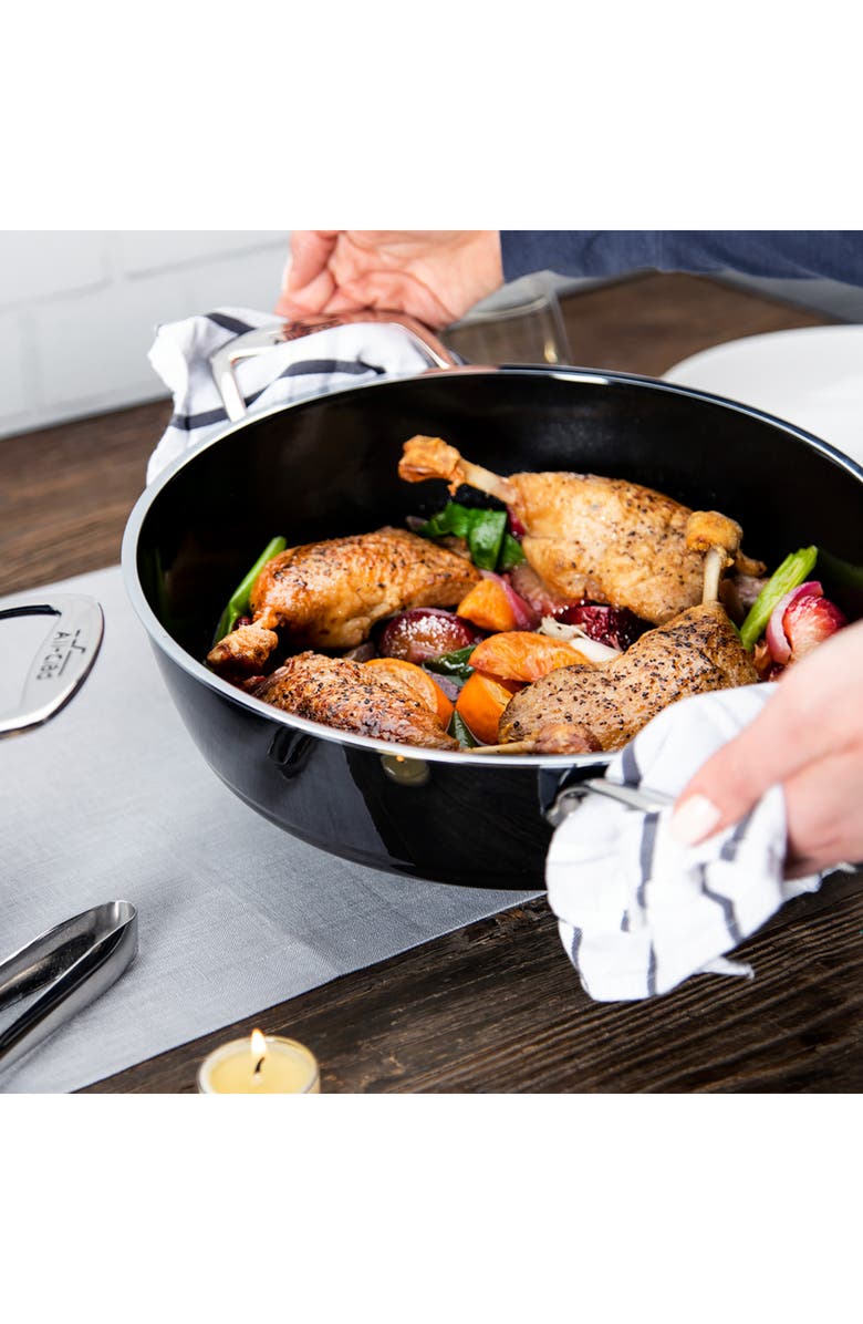 All-Clad FUSIONTEC<sup>™</sup> 4.5-Quart Natural Ceramic Pan, Alternate, color,