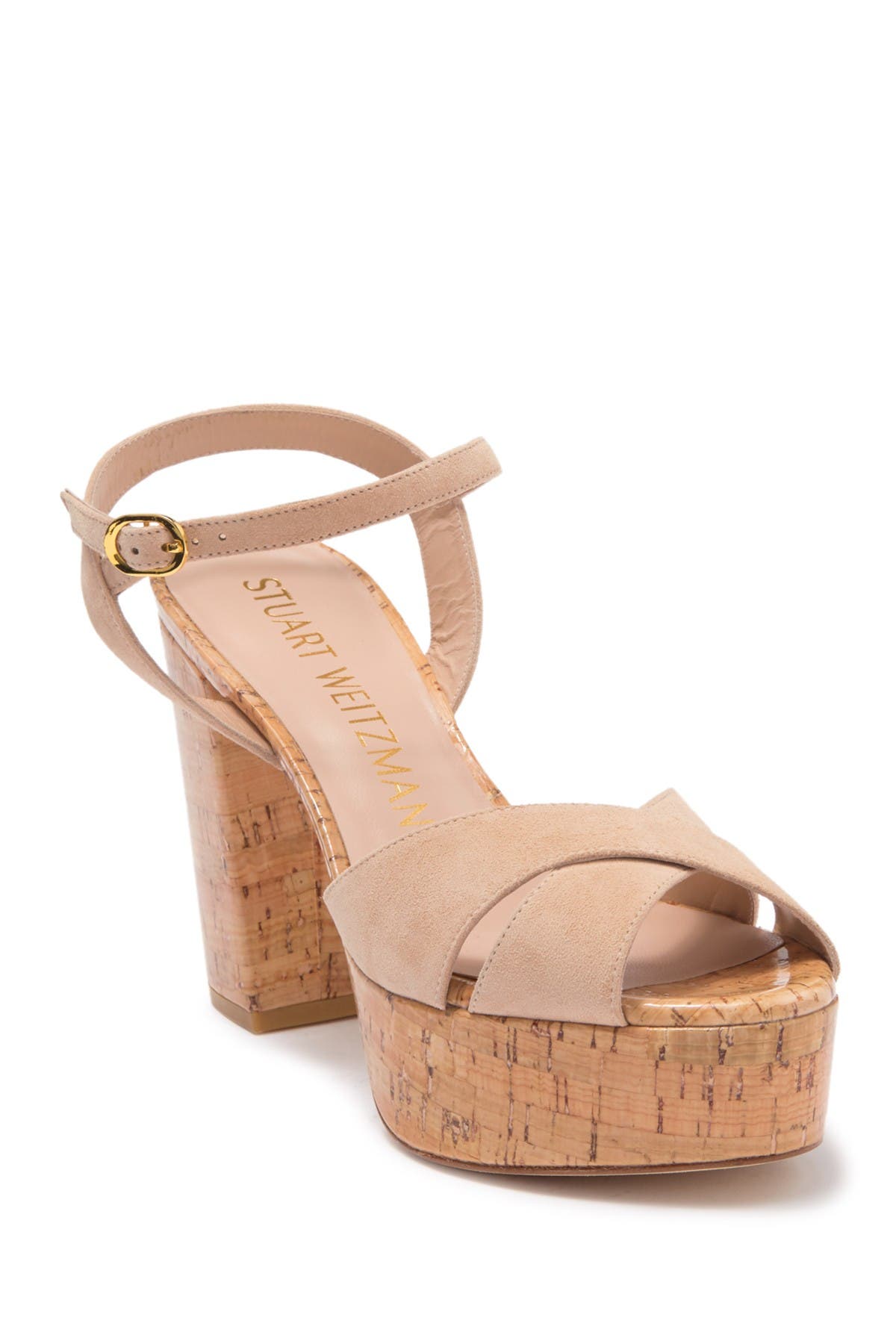 Stuart Weitzman Ivona Platform Sandal, Alternate, color, 