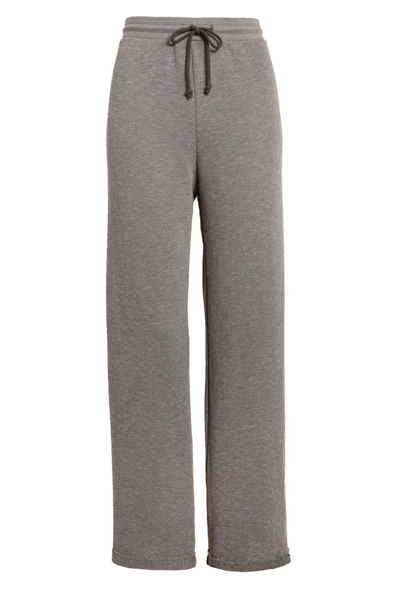 Reservoir Organic Cotton Blend Lounge Pants, Main, color, GREY