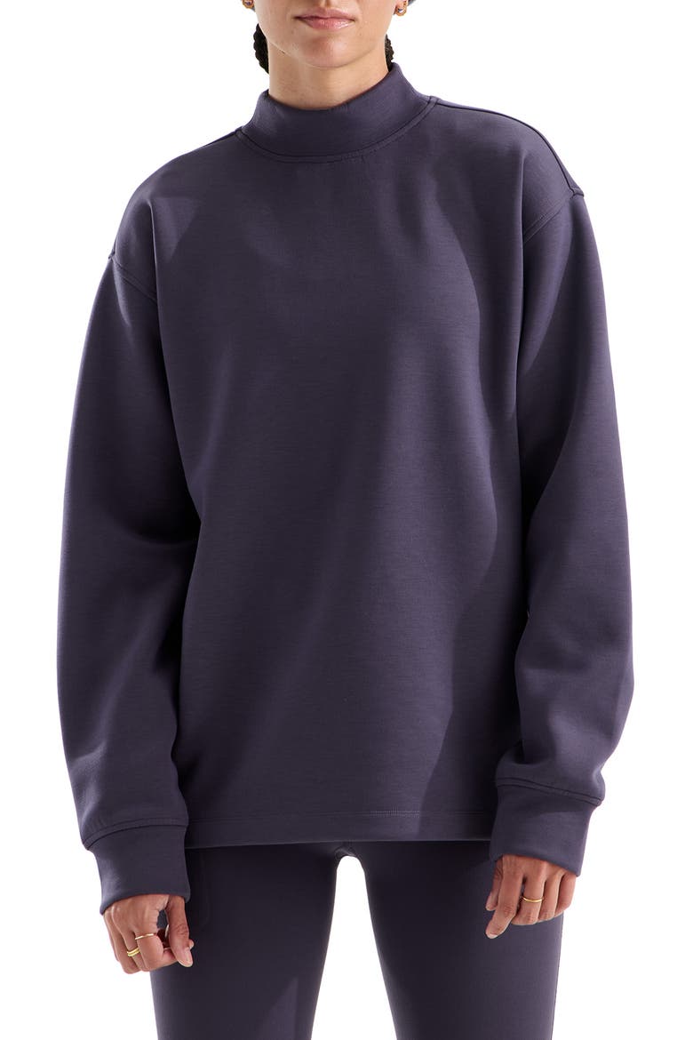 Jaida FlashDry-XD Performance Mock Neck Sweatshirt, Main, color, ENDLESS DUSK