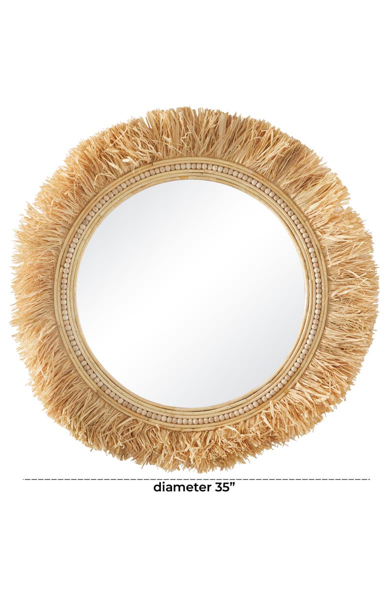 Novogratz Seagrass Wall Mirror, Alternate, color,