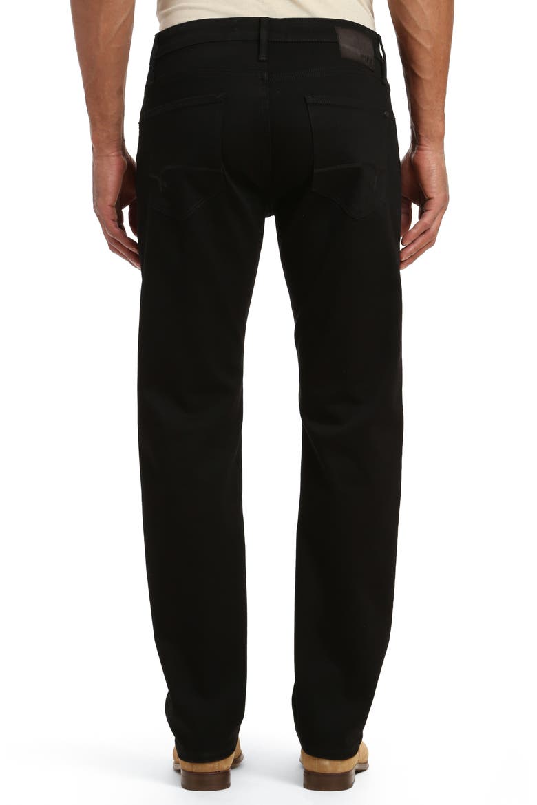 Matt Relaxed Straight Fit Jeans, Alternate, color, UBLE BLACK SUPERMOVE