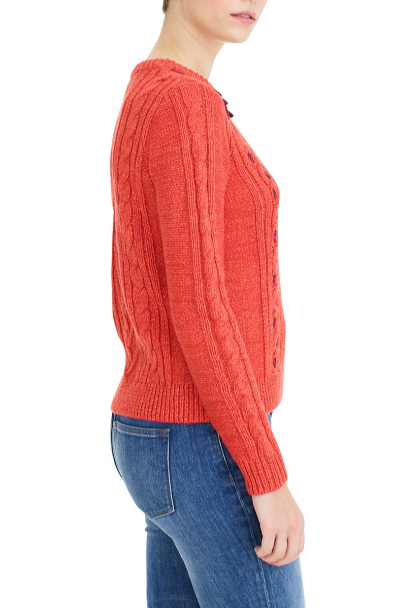 J.Crew The Reeds X J.Crew Cable Knit Sweater, Alternate, color,