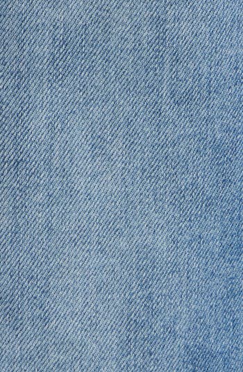 Kasey Raw Hem Mid Rise Wide Leg Jeans