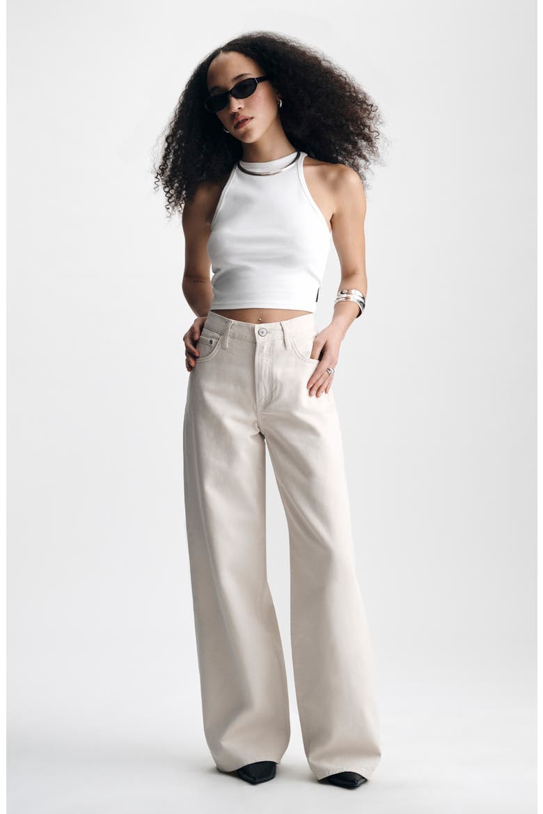 Solid Rib Tank, Alternate, color, WHITE