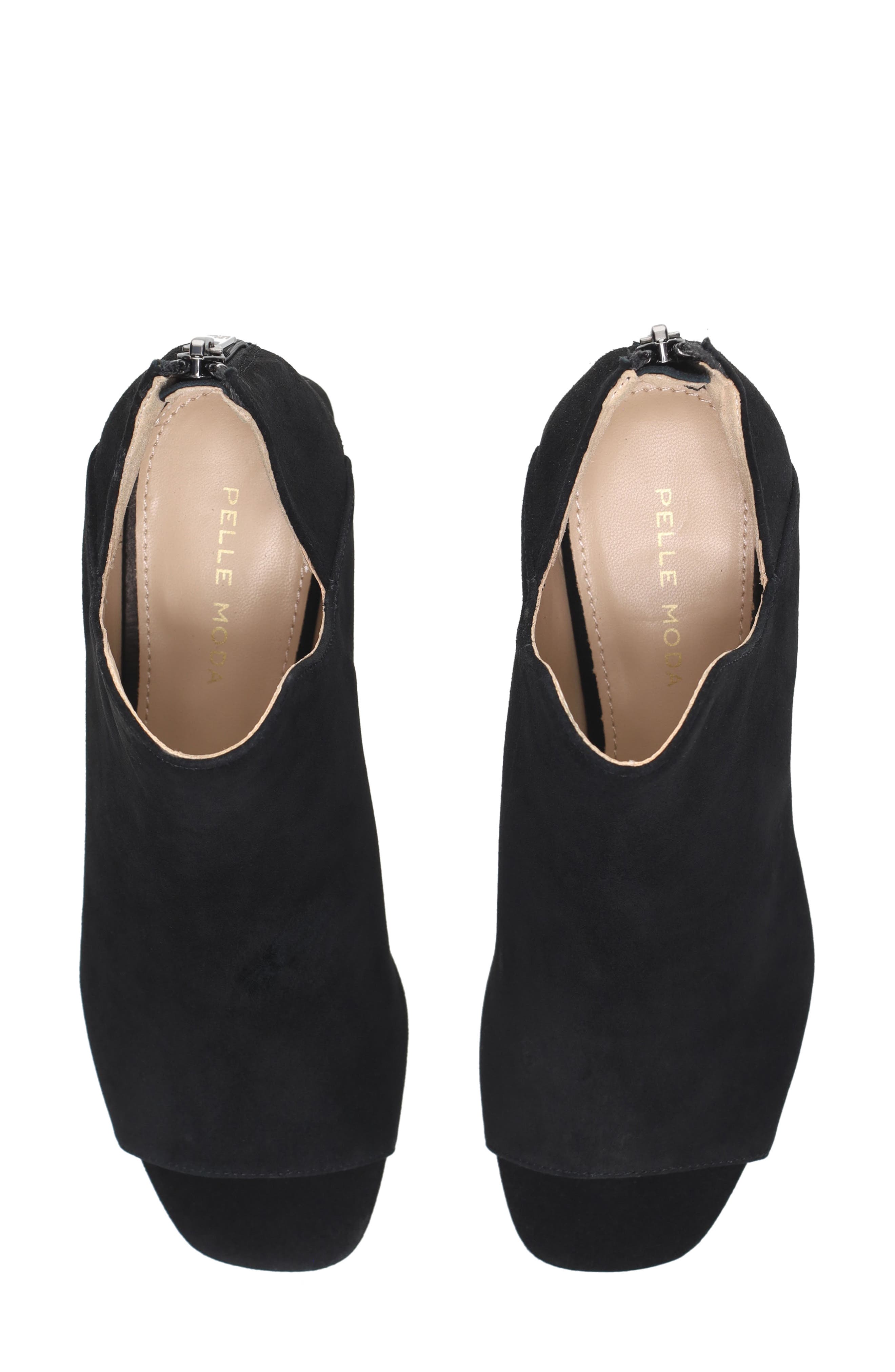 Vaneza Open Toe Sandal, Alternate, color, BLACK