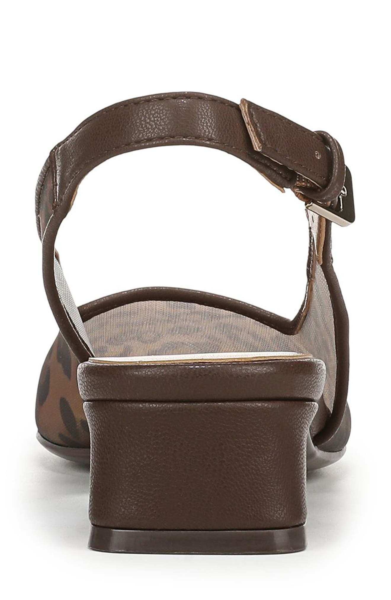 Naturalizer Ginger Slingback Mesh Pump, Alternate, color, Leopard Print Mesh