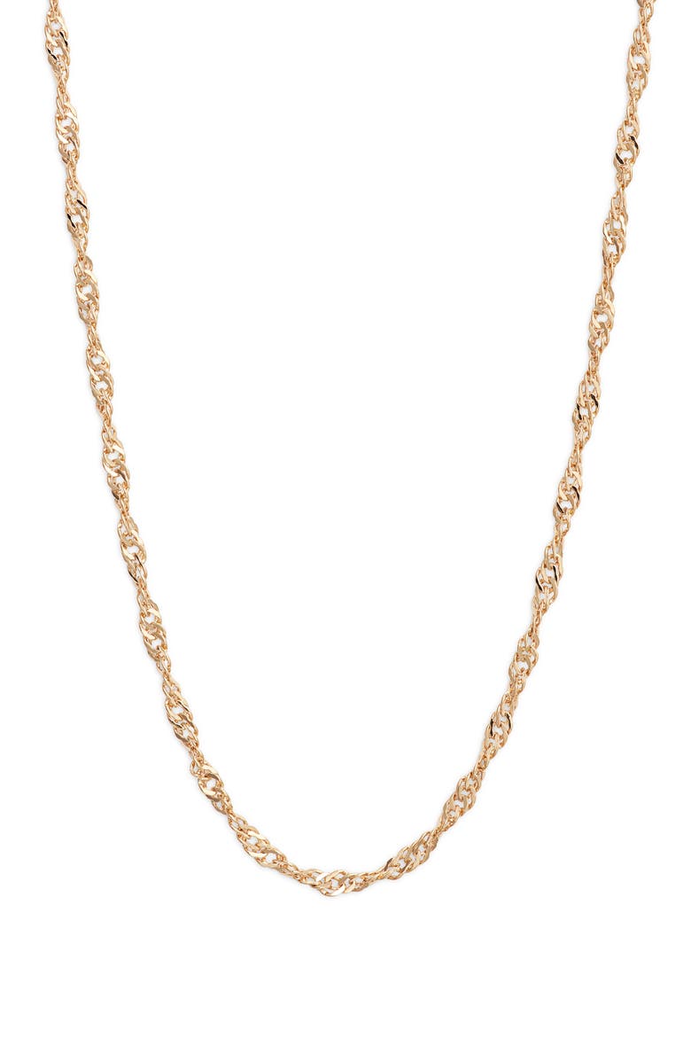 Lorenzo Necklace, Main, color, GOLD