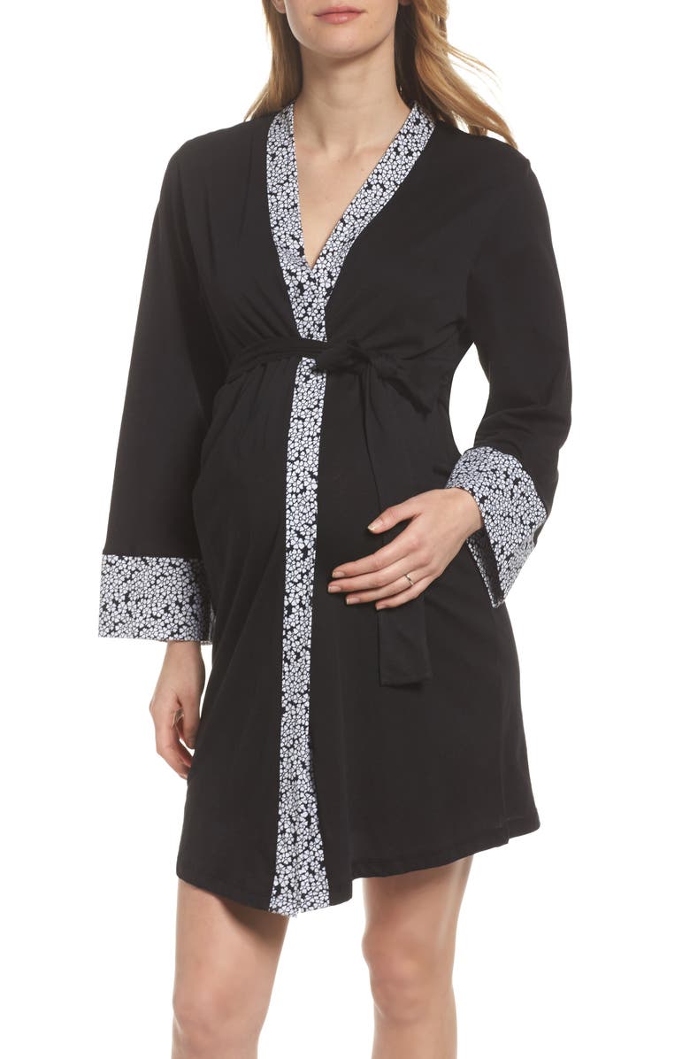 Belabumbum Kyoto Maternity Short Robe, Main, color,