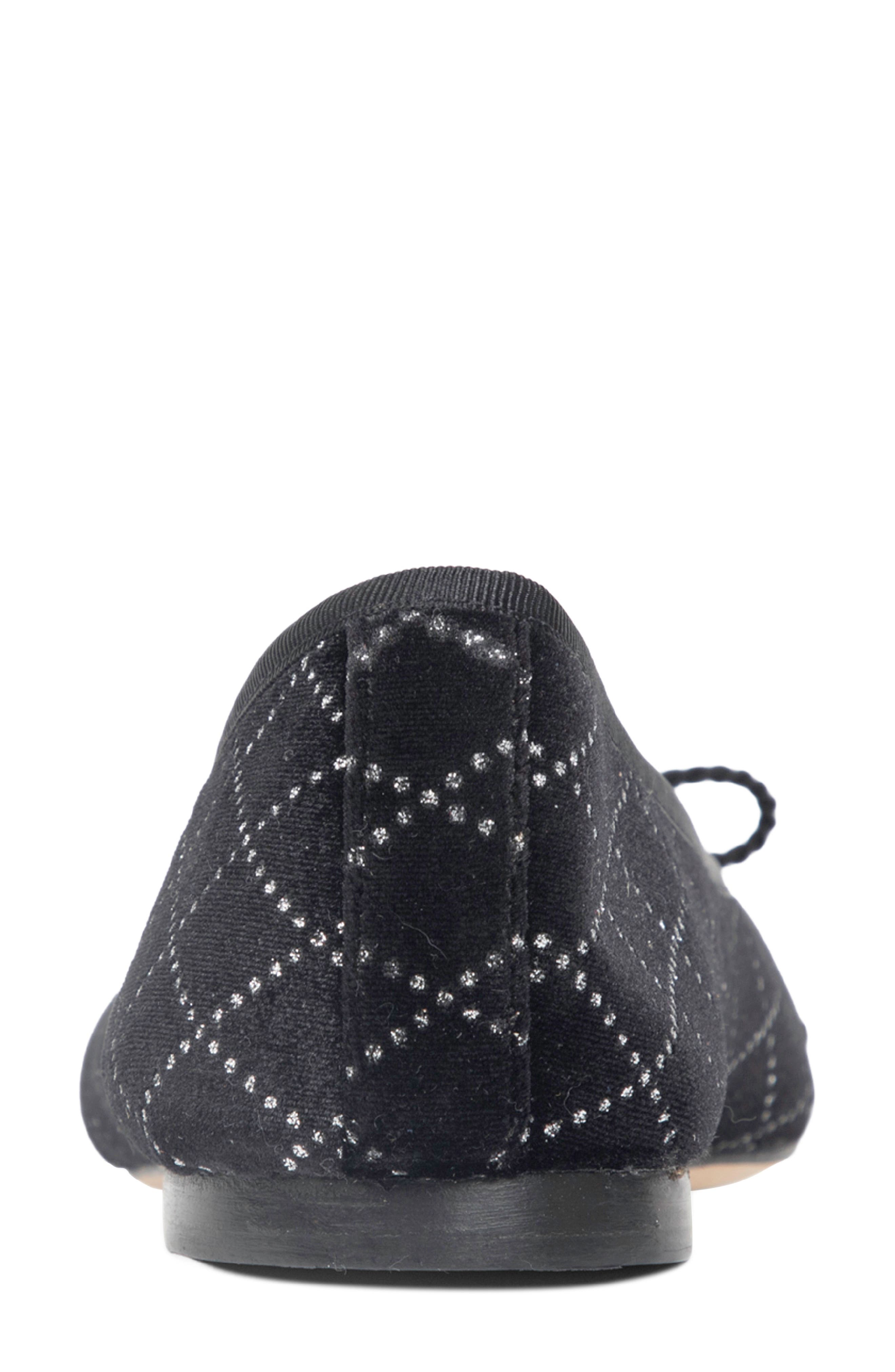 PAUL MAYER Best Cap Toe Ballet Flat, Alternate, color, Black Crystal