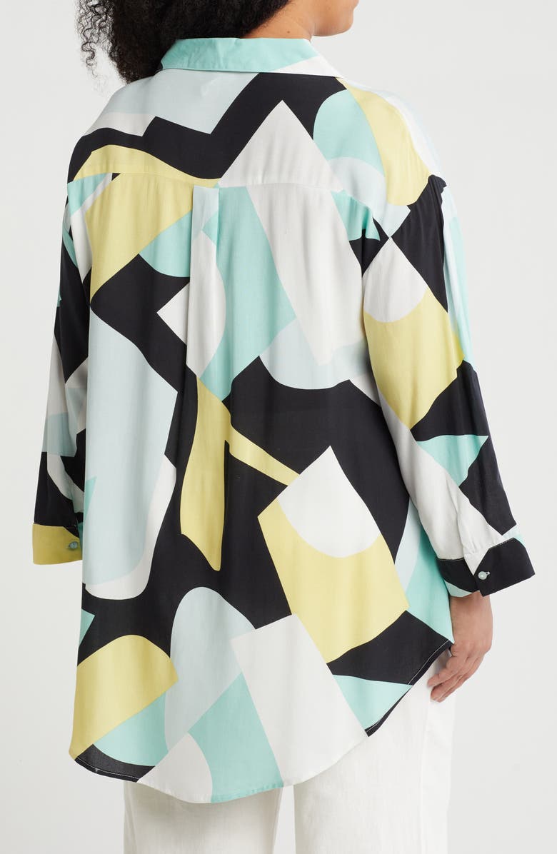 Floral Button-Up Tunic