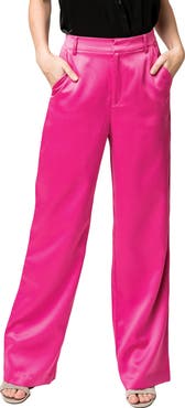 GIBSONLOOK Lindsey Wide Leg Satin Pants