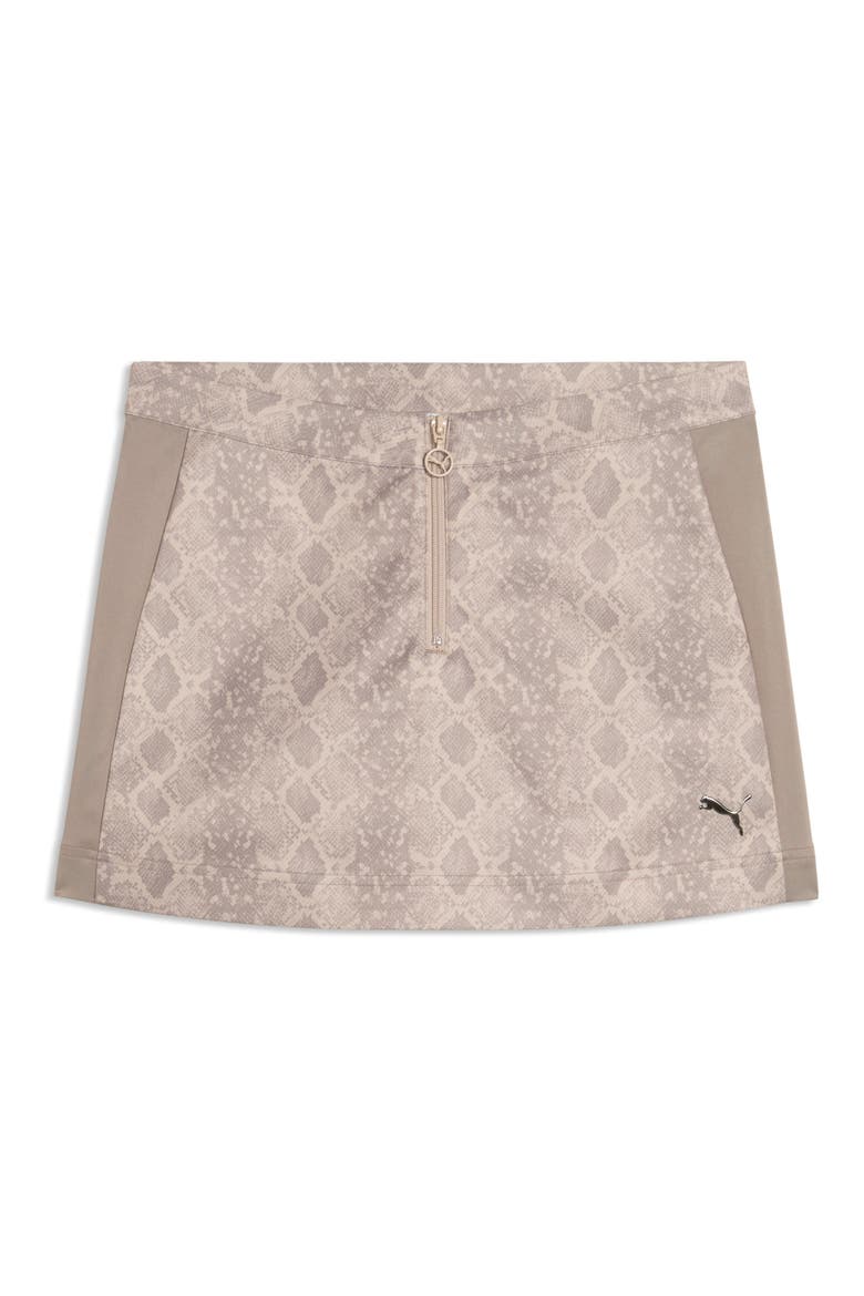 AOP T7 Snake Print Mid Rise Skirt, Alternate, color, MOUSE GRAY