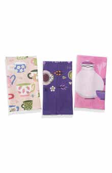 Tiramisu Time For Tea Set of 3 Kitchen Towels