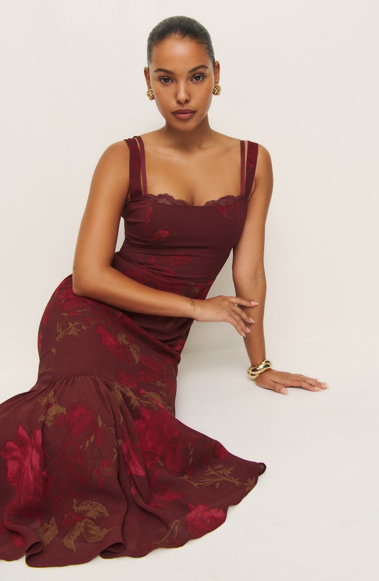 Irisa Floral Trumpet Dress