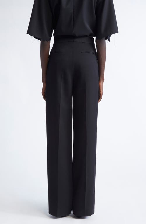 Fforme Agel Tailored Virgin Wool Trousers In Black