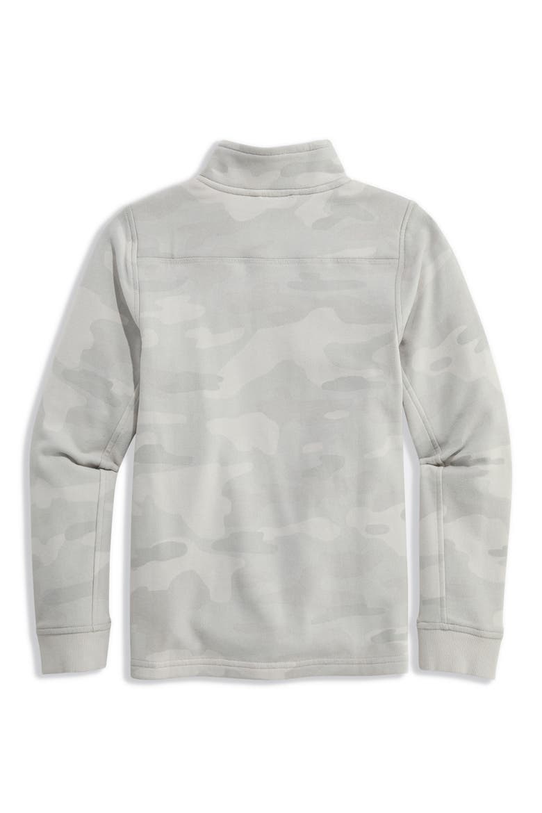 Kids' Half Zip Sweatshirt, Alternate, color, BEACH CAMO