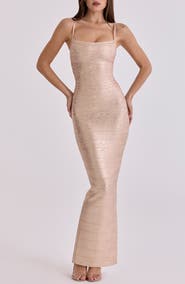 HOUSE OF CB The Body Bandage Maxi Dress