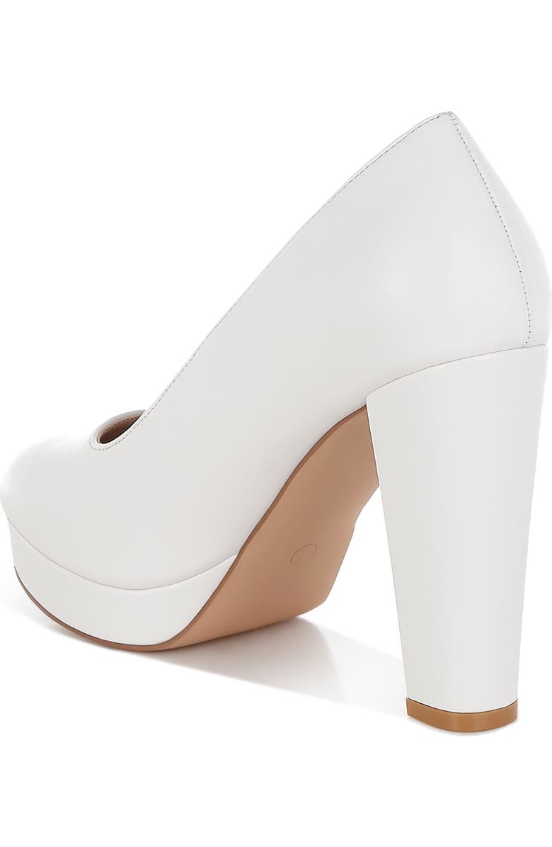 LONDON RAG Damsor Platform Pump, Alternate, color, White