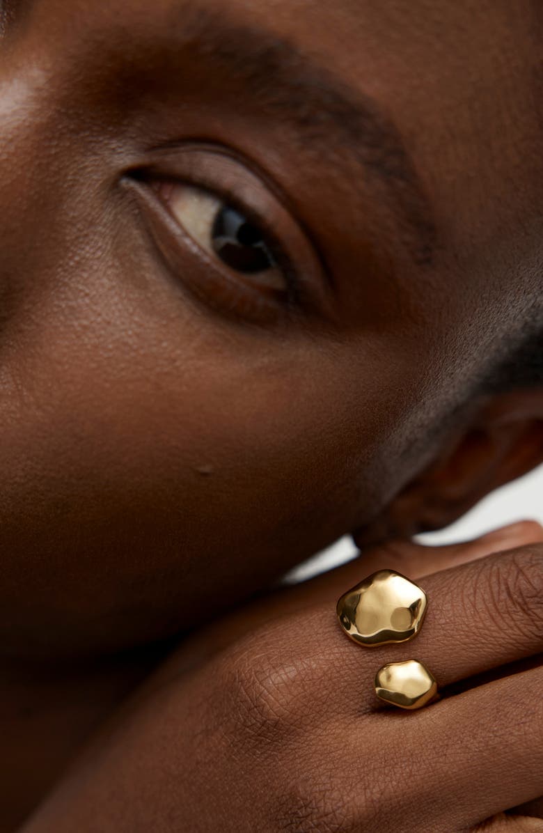 Monica Vinader Odyssey Open Ring, Alternate, color, 18K Gold Vermeil