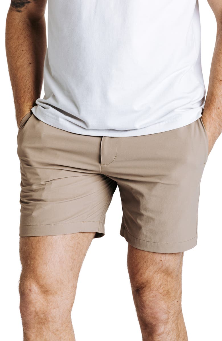 Western Rise Evolution Hybrid Nylon Stretch Twill Chino Shorts, Alternate, color, 