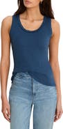 NZT by NIC+ZOE Ruffle Neck Tank