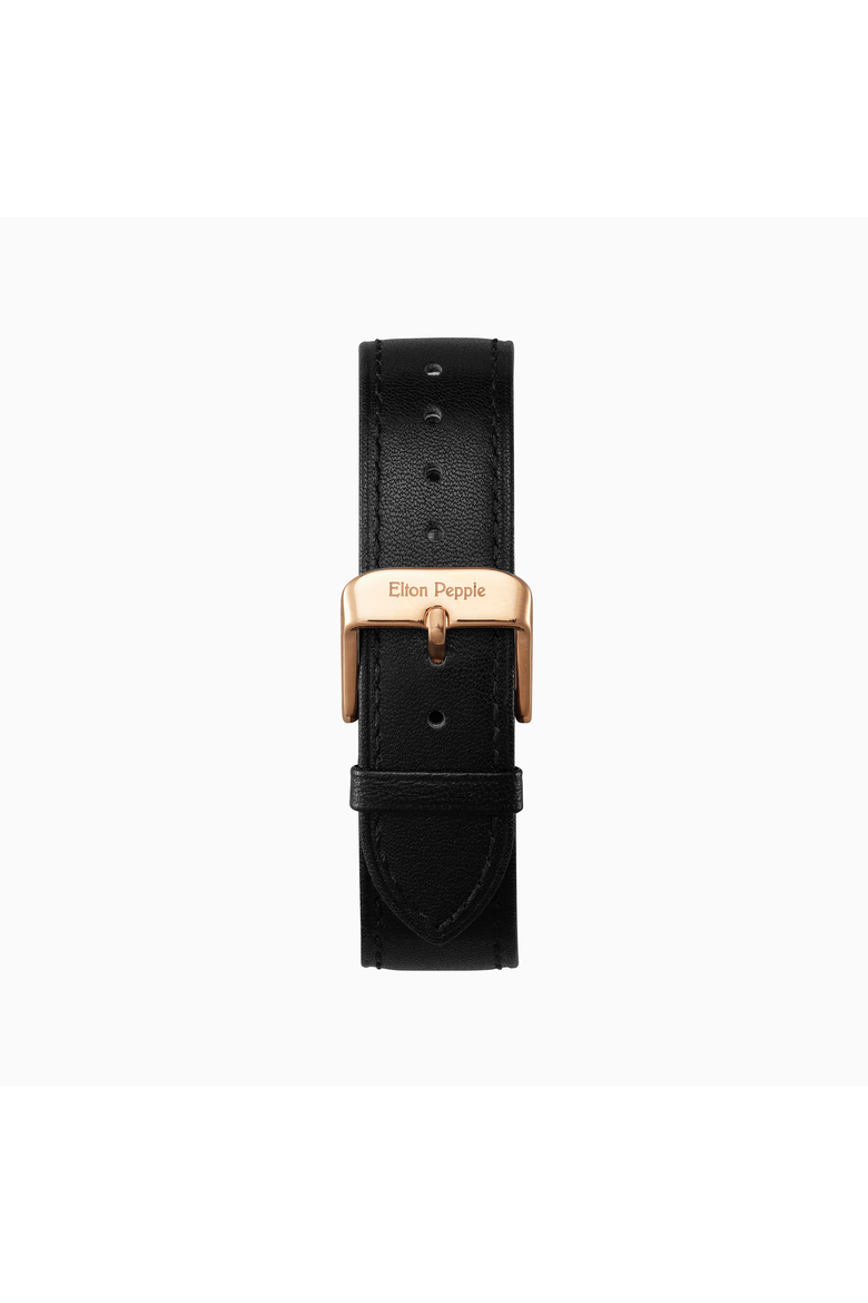 Bucktown - Rose Gold Strap, Main, color, Black