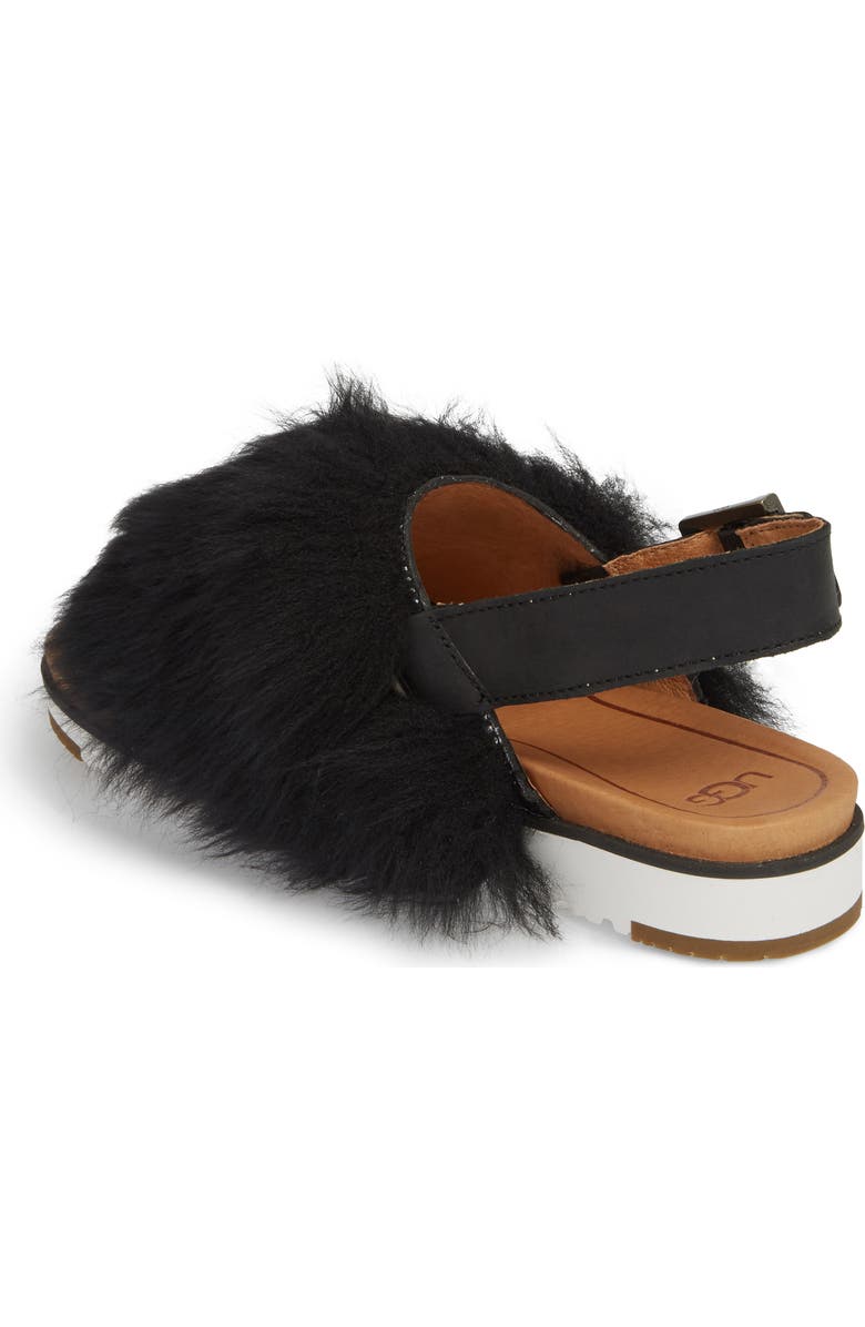 UGG<sup>®</sup> Holly Genuine Shearling Sandal, Alternate, color,