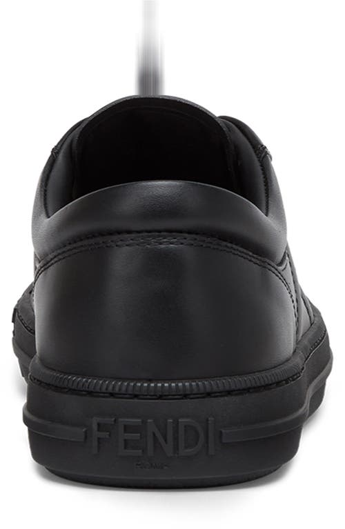Shop Fendi Domino Sneaker In F0qa1 Nero