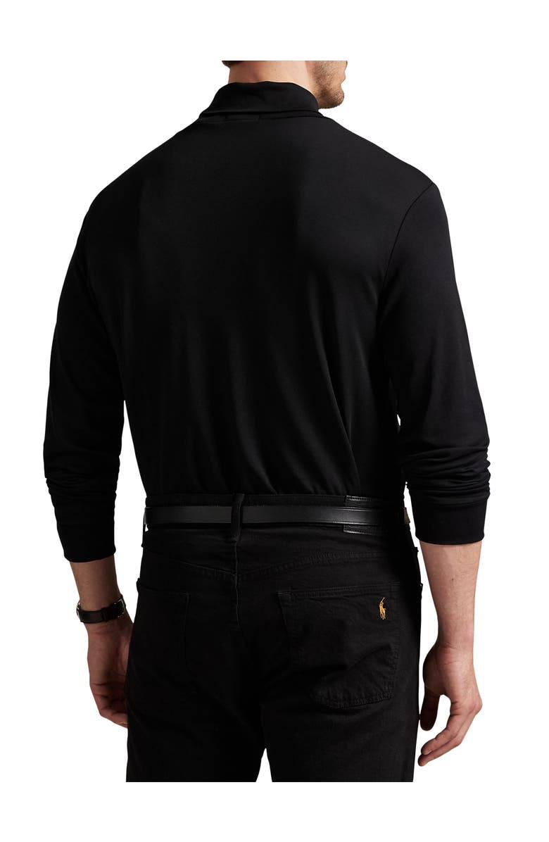 Polo Ralph Lauren Big & Tall Soft Turtleneck, Alternate, color, Black