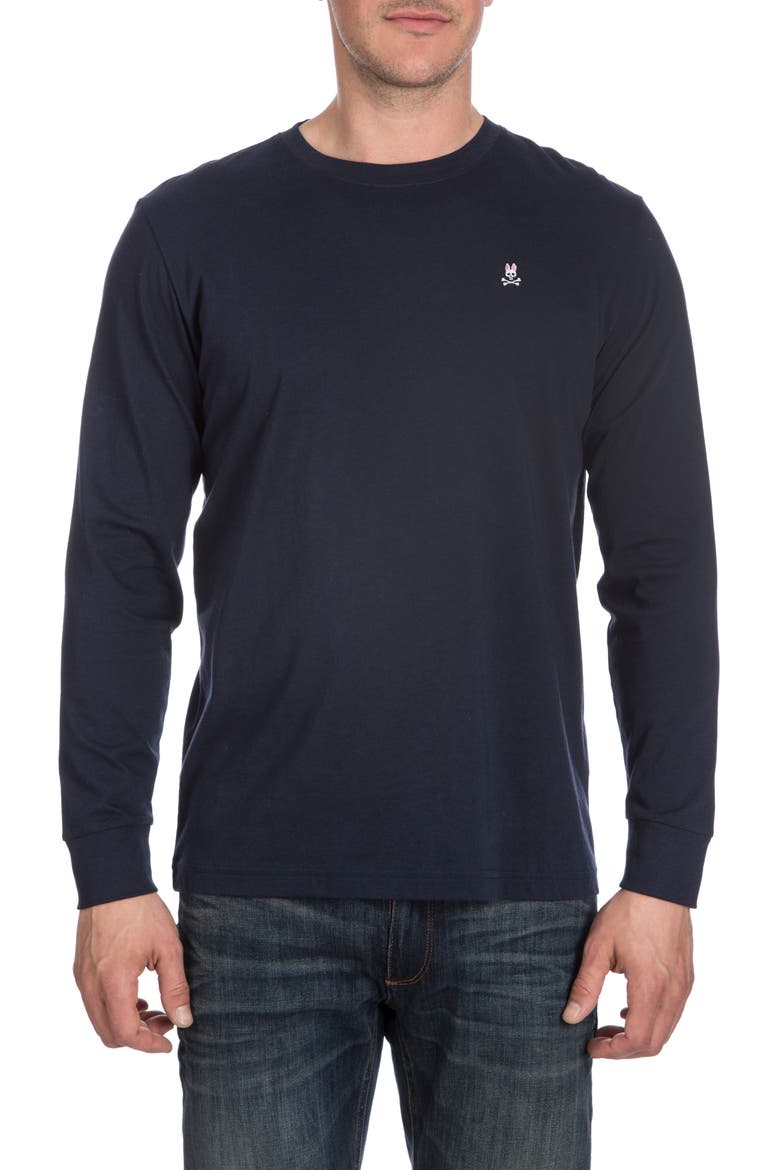 Crewneck T-Shirt, Main, color, NAVYDNU