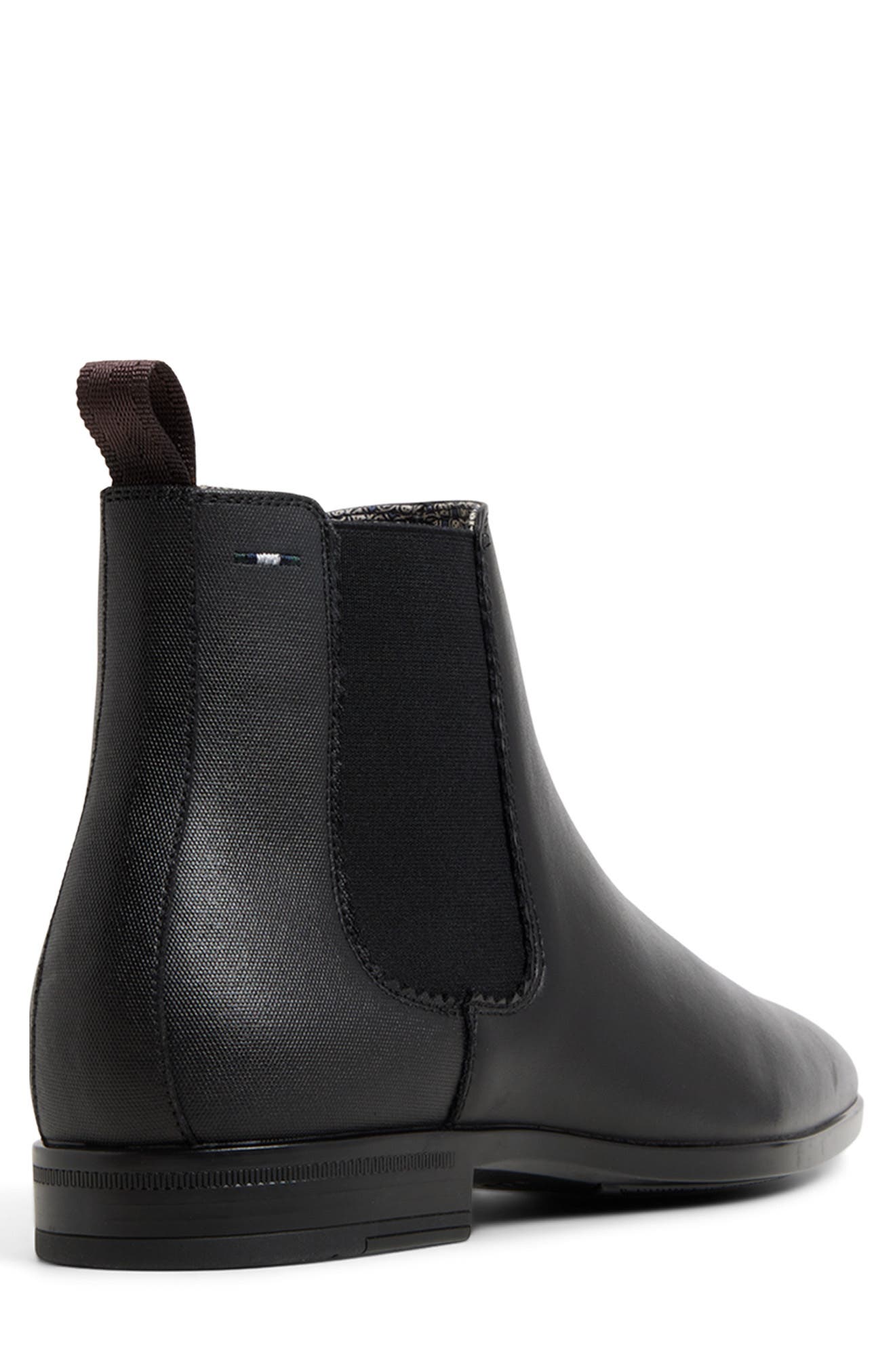 Ted Baker London Norwich Chelsea Boot, Alternate, color, Black Emboss