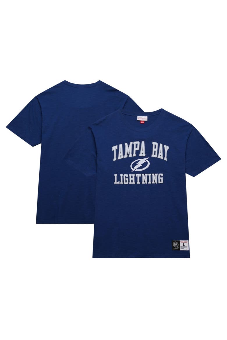 Men's Mitchell & Ness Blue Tampa Bay Lightning Legendary Slub T-Shirt, Main, color, Blue