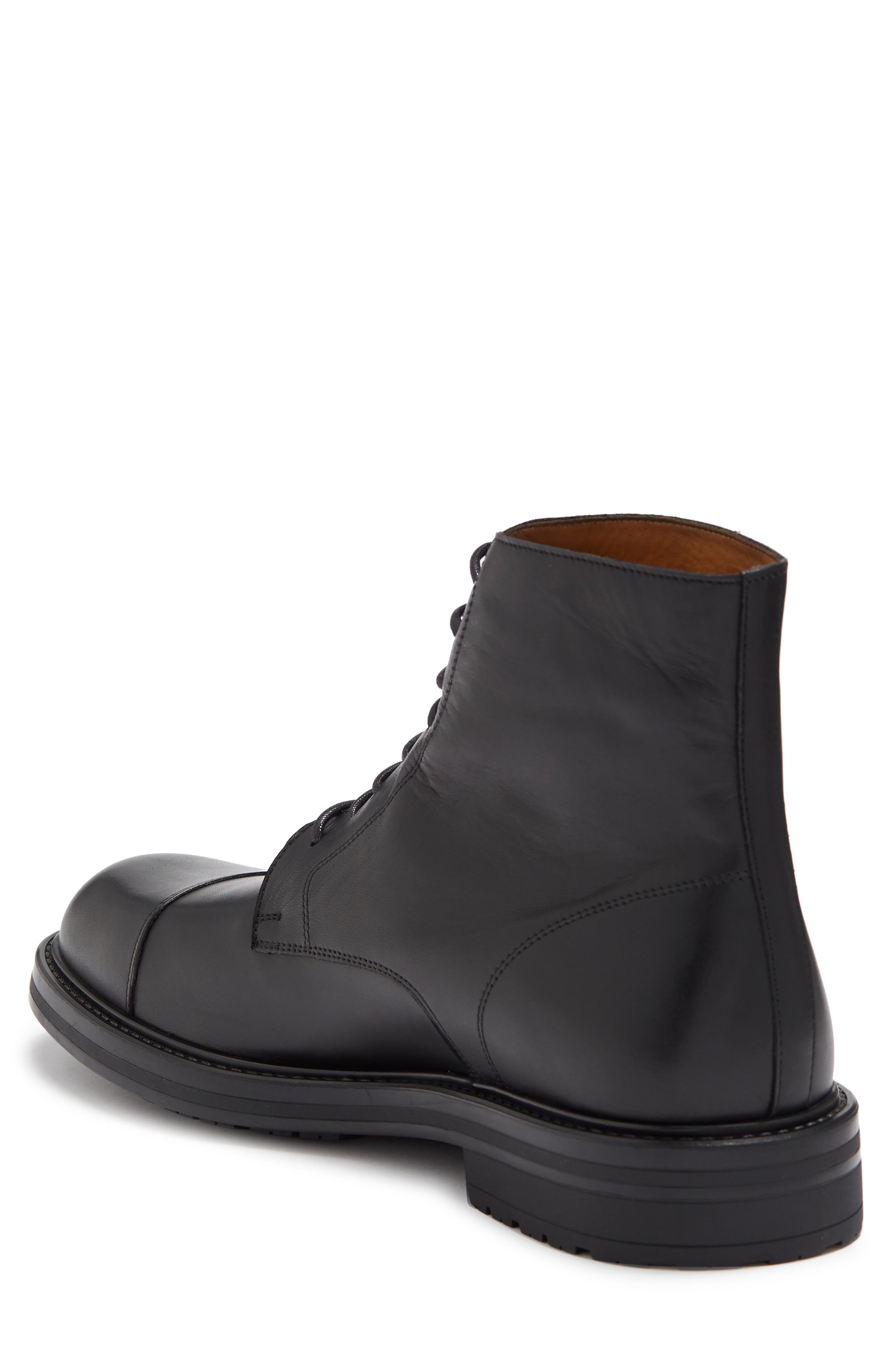 Magnanni Polar Leather Boot, Alternate, color, Black