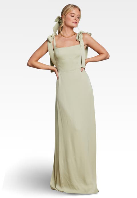 Allegra Tie Shoulder Bridesmaid Dress
