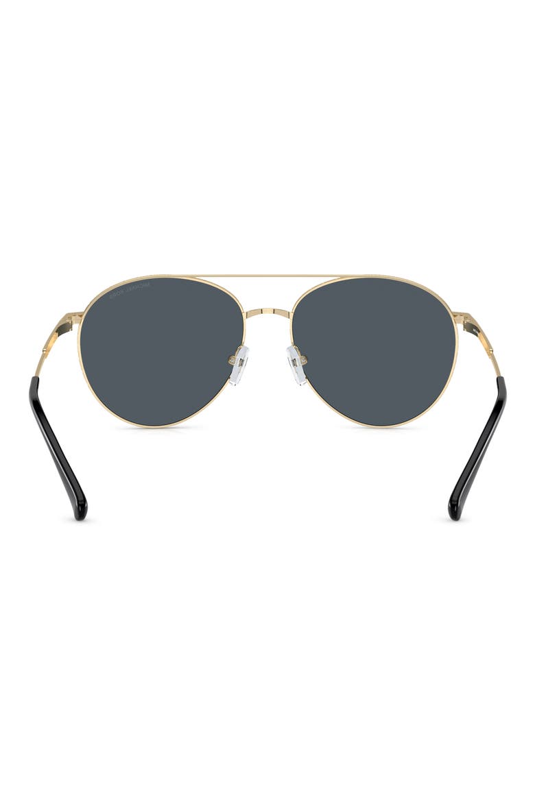 Arches 58mm Pilot Sunglasses, Alternate, color, LIGHT GOLD