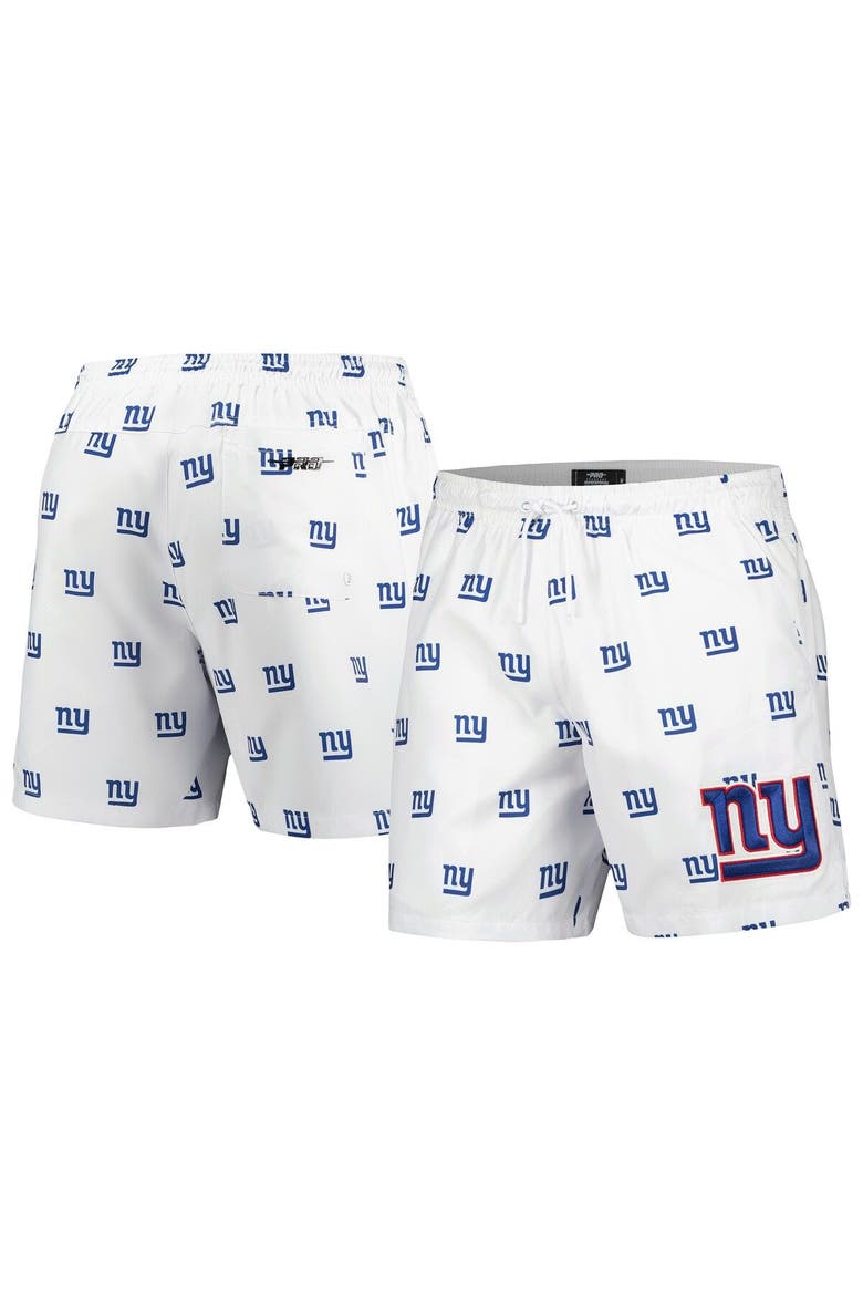 Men's Pro Standard  White New York Giants Allover Print Mini Logo Shorts, Main, color, White