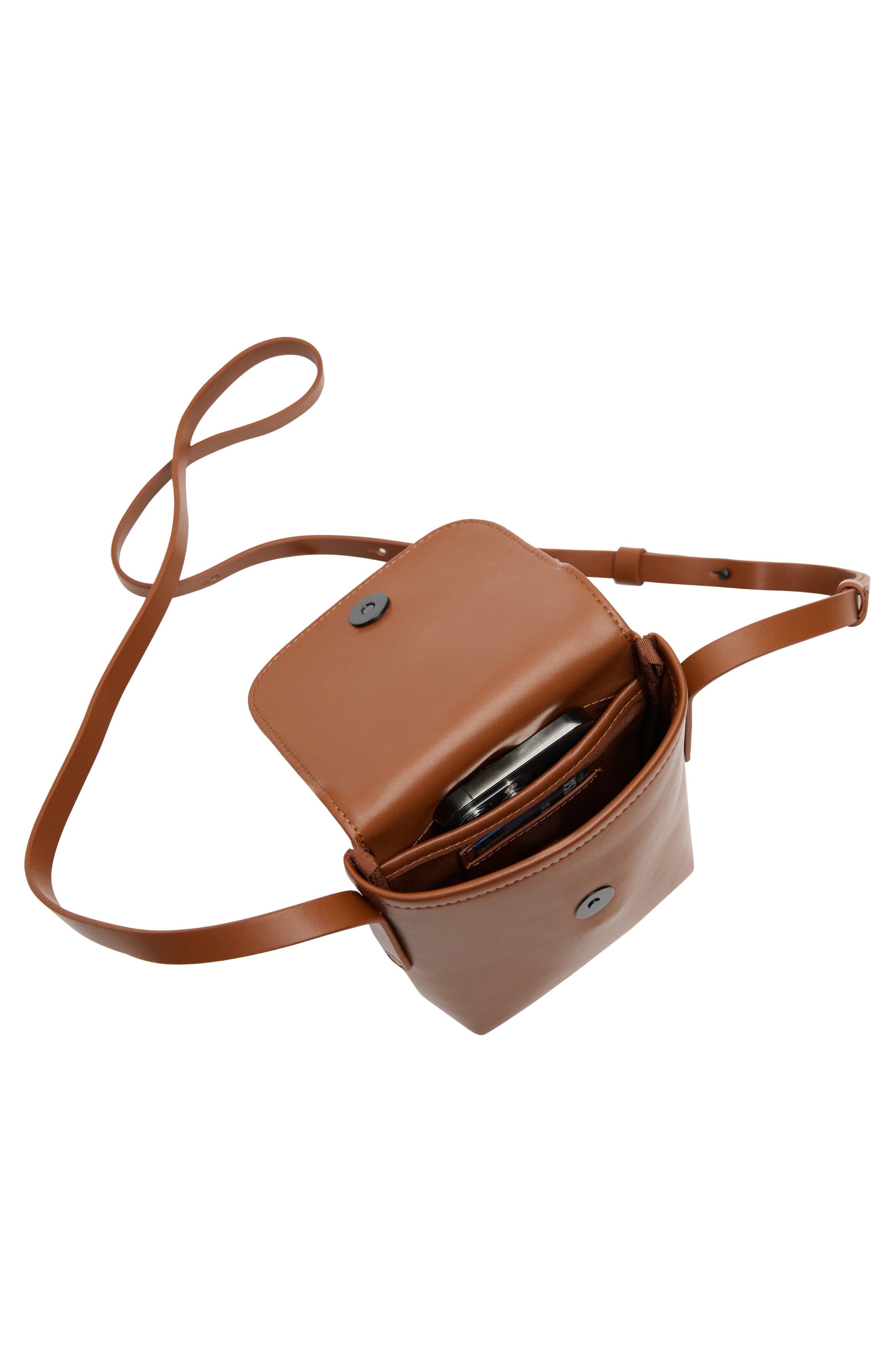 Monos Mini Metro Crossbody Bag, Alternate, color, Mahogany