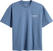 AllSaints Underground Oversize Graphic T-Shirt