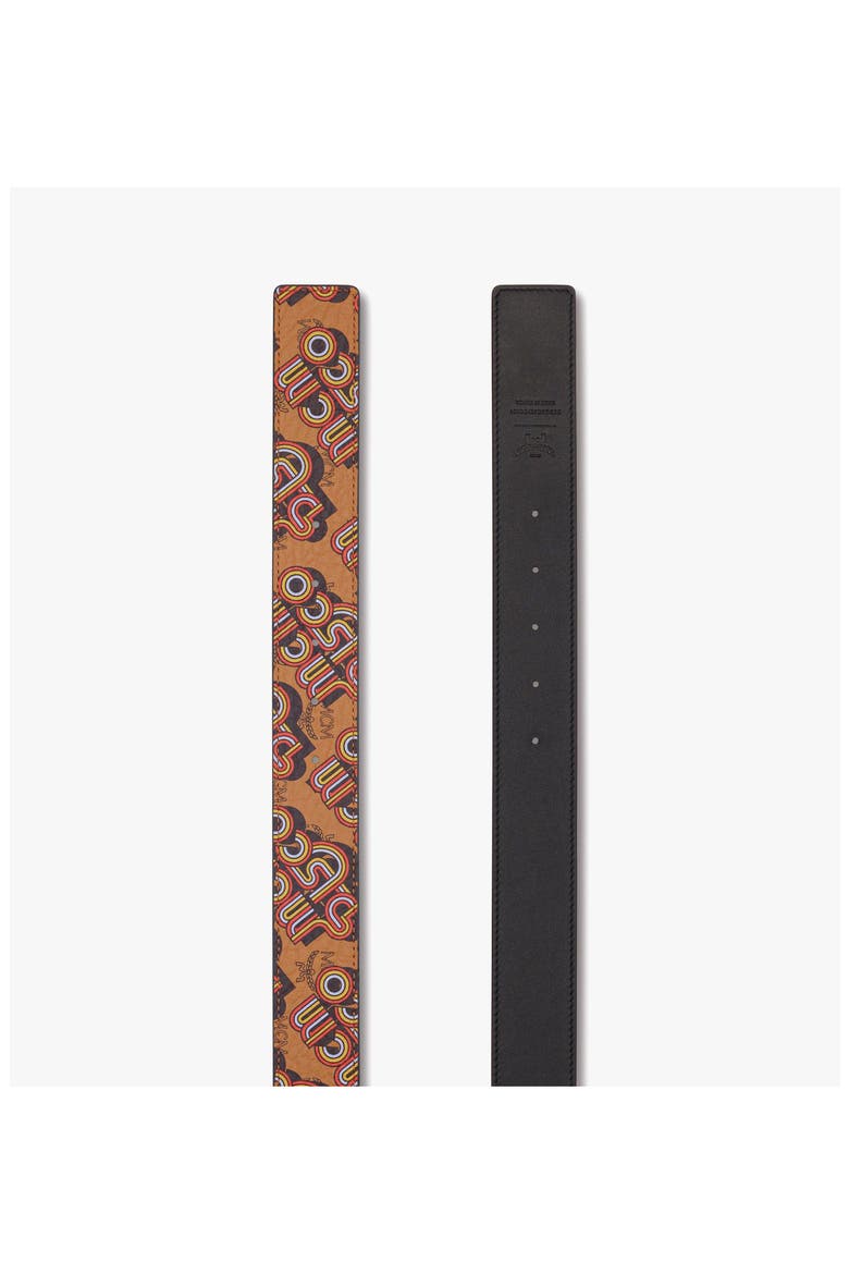 Claus M Reversible Belt 1.5 Inch in Disco Visetos, Alternate, color, Brown