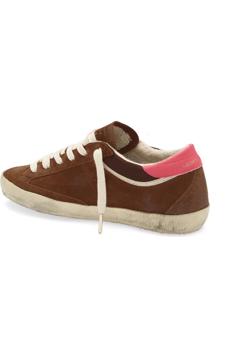 Golden Goose Super Star Low Top Sneaker, Alternate, color, Brown/ Fucsia
