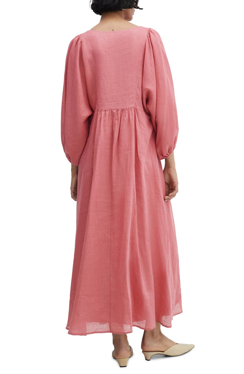 MANGO V-Neck Maxi Dress, Alternate, color, 