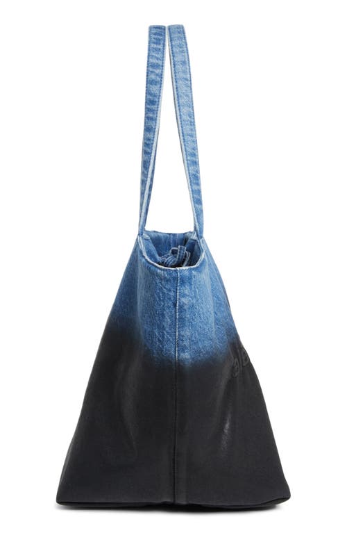 Alexander Wang Punch Dip Coated Denim Tote