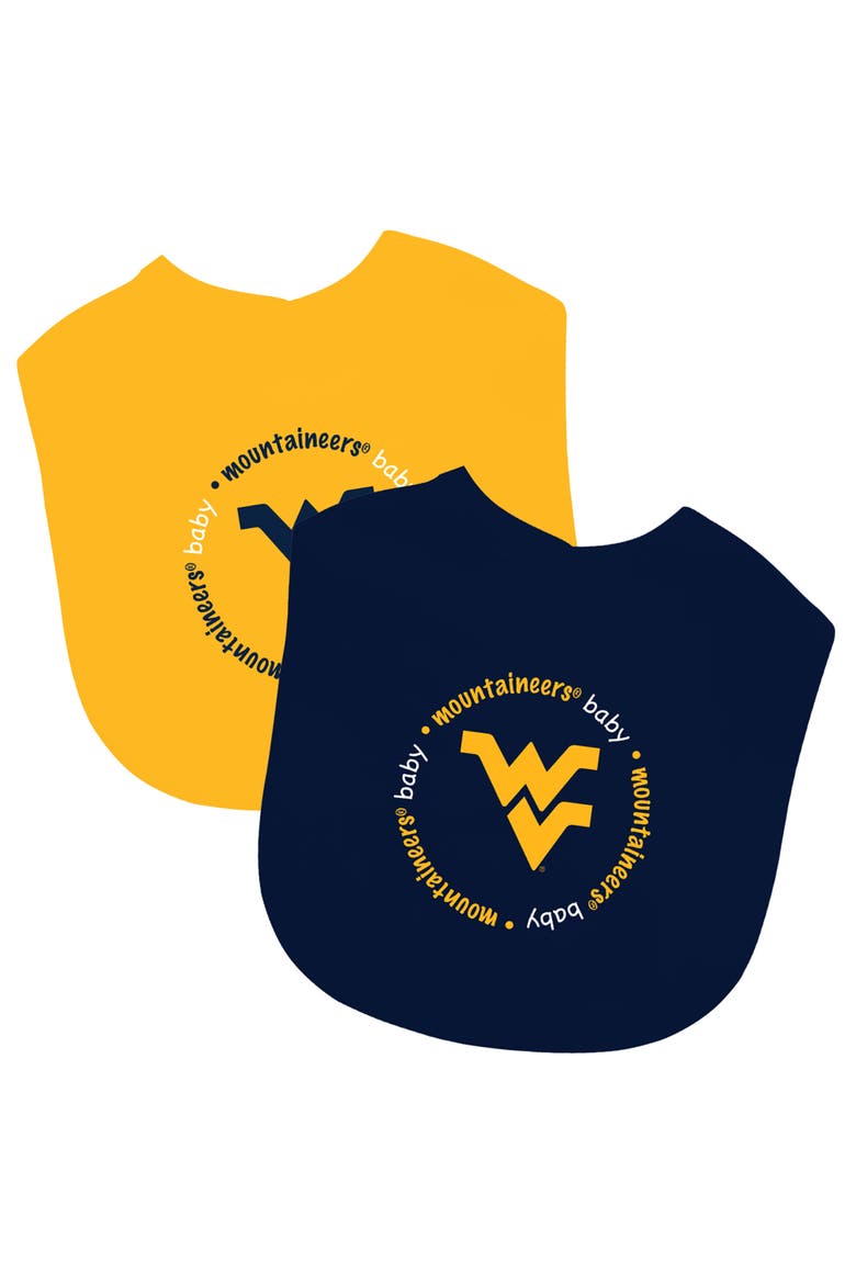 West Virginia - Baby Bibs 2-Pack, Main, color, Navy
