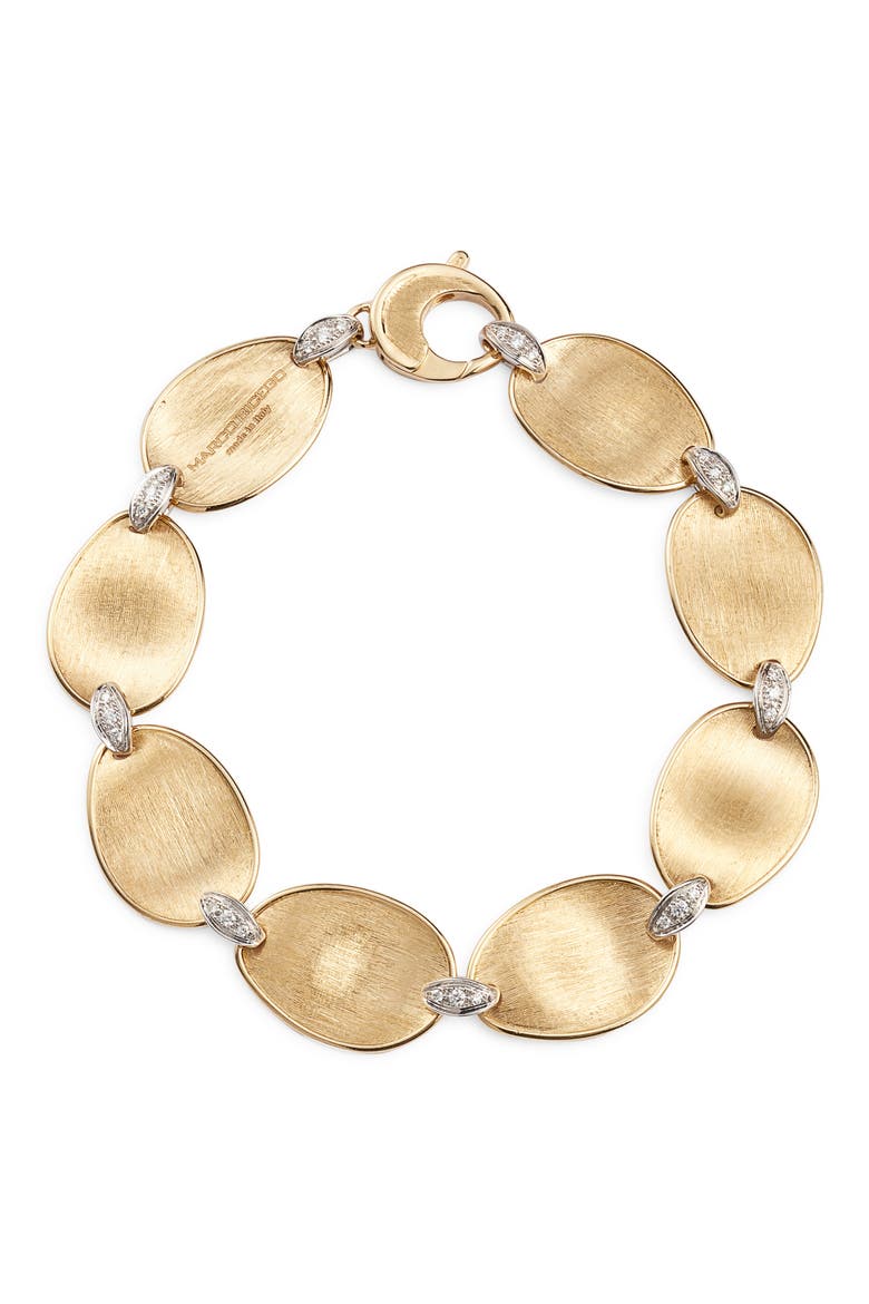 Lunaria Diamond Bracelet, Main, color, YELLOW/WHITE GOLD