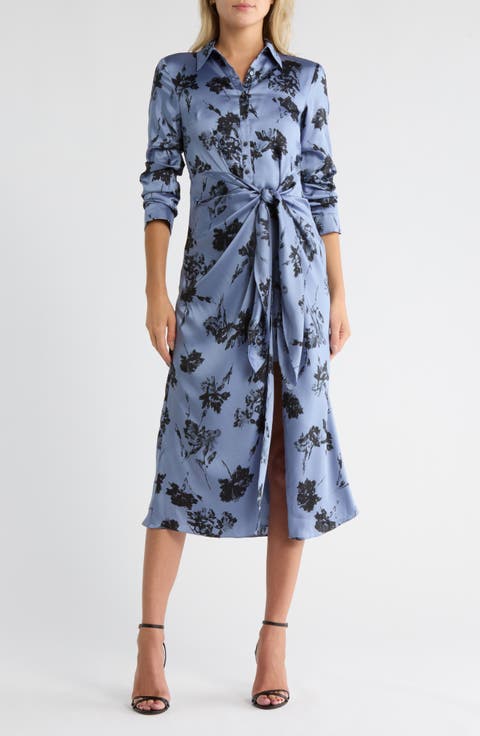 Jacey Cool Carnation Shirtdress