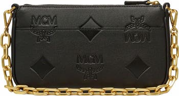 Aren Chain Crossbody in Maxi Monogram Leather