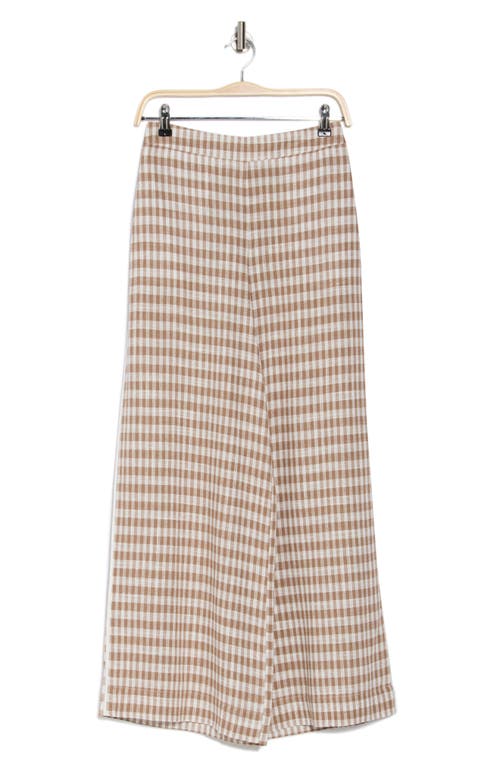 Love By Design Fiji High Waist Wide Leg Pants In Florentine Taupe